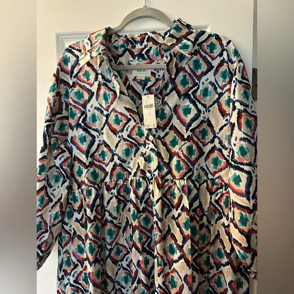 Anthropologie Maeve Bettina Tiered Dress - NWT - L - Picture 4 of 5